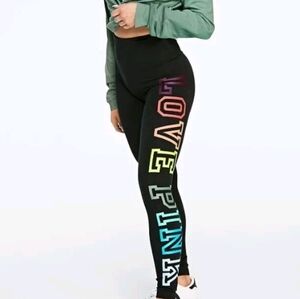 NEW! VICTORIA'S SECRET High Waist Full Length Leggings Yoga Athletic Pants M.